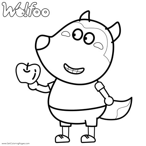 Wolfoo Coloring Pages